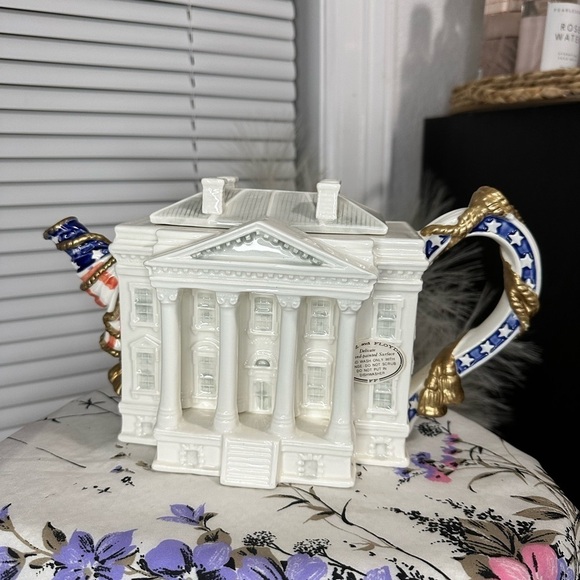 Fitz and Floyd Other - The White House Teapot
